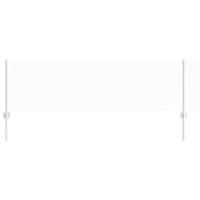 VidaXL Hek met paal zilver 0,6 x 25 m staal - thumbnail