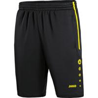 JAKO 8595K Trainingsshort Active Kids - Zwart/Fluogeel - 128 - thumbnail