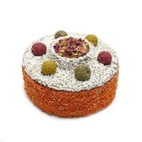 ROSWEOOD NATURALS VERJAARDAGSTAART 13X13X10 CM - thumbnail