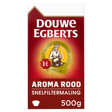 Douwe Egberts Aroma rood filterkoffie - 500 gram - (Verkoop per stuk)