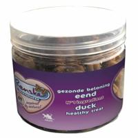 Renske Gezonde Beloning eend snackhartjes kat 100 g - thumbnail