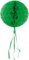 Honeycomb decoratie 30cm groen - thumbnail