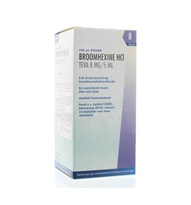 Broomhexine HCL 8mg / 5ml