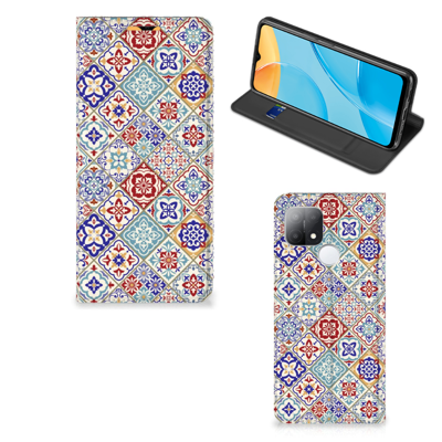 OPPO A15 | Standcase | Tiles Color OPPO A15 | Standcase | Tiles Color