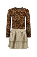 B.Nosy Meisjes jurk - Danique - Luipaard pop - thumbnail