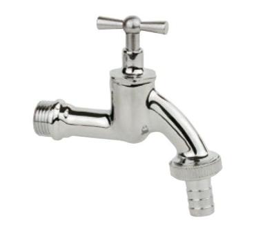 Kirchhoff Messing uitlaatventiel met T-greep, chroom, 1/2"ET x 3/4"ET x 1/2"mondstuk - 98619018