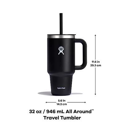 Hydro Flask 32 Oz All Around Travel Tumbler Thermosfles Black 32 OZ