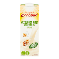 Rijst hazelnoot drink bio 1 Liter - thumbnail