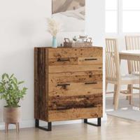 Dressoir Oud Hout 69,5 x 34 x 90 cm Gemonteerd hout en ijzer - thumbnail