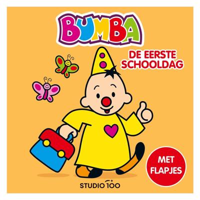 Studio 100 Bumba kartonboek met flapjes - de eerste schooldag Studio 100 Bumba kartonboek met flapjes - de eerste schooldag