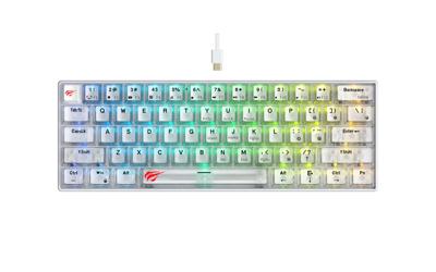 Havit KB903L - gaming toetsenbord (transparant wit)