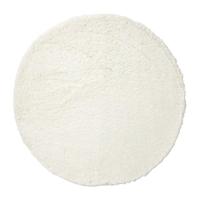 Vloerkleed fluffy rond - wit - ø120 cm - thumbnail