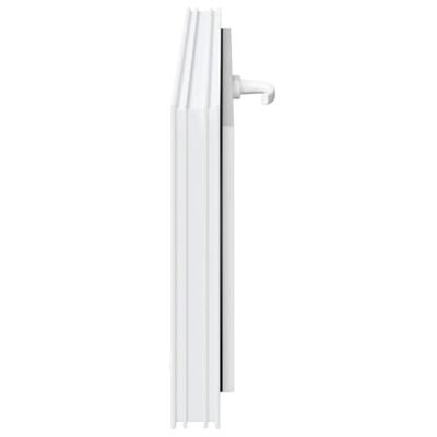 Kelderraam "RISOR" 100x40 cm Kantelbaar 3 Beglazing wit