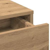 Kaptafel artisanaal eikenkleurig 50 x 41 x 135 cm Bewerkt hout - thumbnail