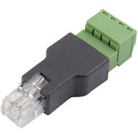 TRU COMPONENTS RJ 11 terminal adapter FL-29 stekker, recht aantal polen 6P4C 1st - thumbnail