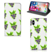 Apple iPhone Xs Max | Flip Style Cover | Druiven - thumbnail