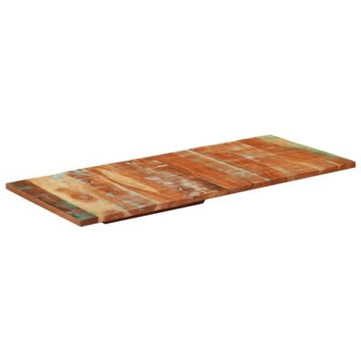 Tafelblad rechthoekig 25-27 mm 60x140cm massief gerecycled hout