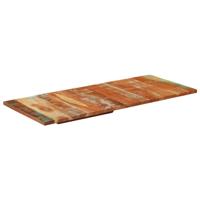 Tafelblad rechthoekig 25-27 mm 60x140cm massief gerecycled hout - thumbnail