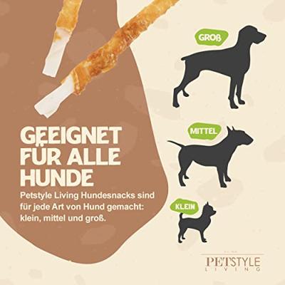 PETSTYLE LIVING GEDRAAIDE STICK MET KIP - thumbnail