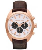 Horlogeband Michael Kors MK8271 Leder Staal 24mm - thumbnail