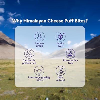 Pawfect chew yak kaas puff bites