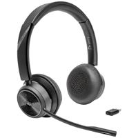 HP Poly Savi 7320 UC DECT On Ear headset DECT Stereo Zwart Ruisonderdrukking (microfoon) Volumeregeling, Microfoon uitschakelbaar (mute) Computer - thumbnail