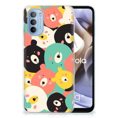 Motorola Moto G31 | G41 Telefoonhoesje met Naam Bears Motorola Moto G31 | G41 Telefoonhoesje met Naam Bears