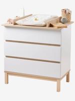 Commode met verschoontafel COLLECTIE COMETE wit - thumbnail