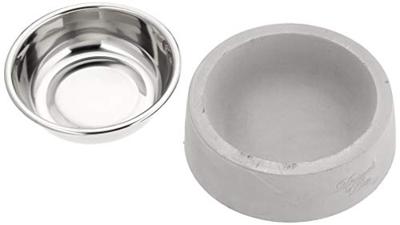 Beeztees K&Bz Riboco 1 Kattenbord 12,5 x 12,5 x 4 cm / 160 ml grijs 2000 g