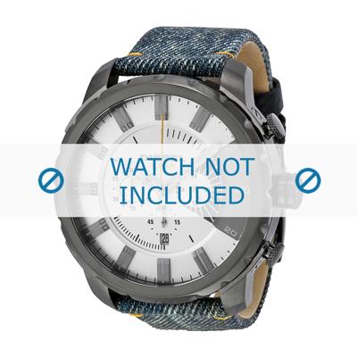 Horlogeband Diesel DZ4345 Leder/Textiel Jeans 26mm Horlogeband Diesel DZ4345 Leder/Textiel Jeans 26mm