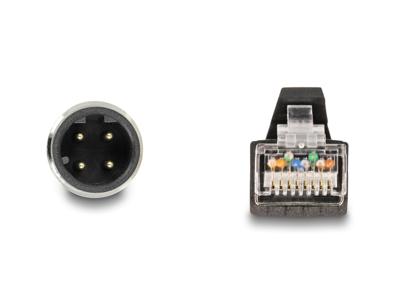 Delock 80429 RJ45 / M12 Netwerkkabel, patchkabel SF/UTP 5.00 m Groen 1 stuk(s) Delock 80429 RJ45 / M12 Netwerkkabel, patchkabel SF/UTP 5.00 m Groen 1 stuk(s)