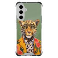 Samsung Galaxy A54 shockproof hoesje - Luipaard hipster - thumbnail
