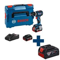 Bosch Blauw GSB 18V-90 C | Accu Klopboormachine | 2 x 4,0 Ah accu + lader | In L-Boxxx - 06019K6103 - thumbnail