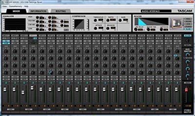 Tascam Series 102i USB audio/MIDI interface met DSP mixer