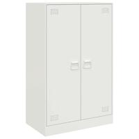 Dressoir 67x39x107 cm staal wit - thumbnail