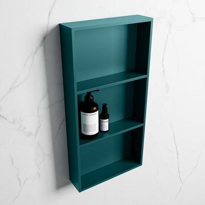 MONDIAZ EASY Nis 59,5x29,5cm in solid surface kleur Smag | Smag. 3 vakken geschikt voor in- of opbouw