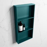 MONDIAZ EASY Nis 59,5x29,5cm in solid surface kleur Smag | Smag. 3 vakken geschikt voor in- of opbouw - thumbnail