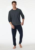 Schiesser Schiesser Heren Pyjama Long nightblue 182196 48/S - thumbnail