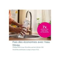 Bottiglia filtrante - BRITA - Bianco grafite - 6 filtri MicroDisc inclusi - thumbnail