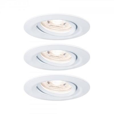 Paulmann 92971 EBL Nova mini Plus Coin LED-inbouwlamp Set van 3 stuks 4.20 W Wit Paulmann 92971 EBL Nova mini Plus Coin LED-inbouwlamp Set van 3 stuks 4.20 W Wit