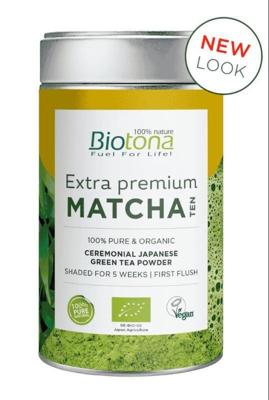 Biotona Extra premium matcha tea poeder bio 80 Gram