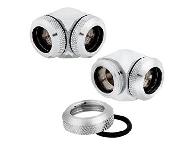 Corsair Hydro X Series XF Hardline 90° 14 mm OD verbinding Corsair Hydro X Series XF Hardline 90° 14 mm OD verbinding