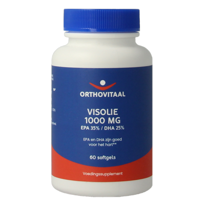 OrthoVitaal Visolie 1000mg EPA 35% DHA 25% 60 Softgels