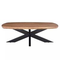 Livingfurn Salontafel 'Jesper' Mangohout, 120 x 75cm, kleur Naturel - thumbnail