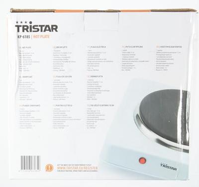 Tristar Elektrische Kookplaat - Wit - 1000W - thumbnail