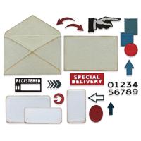 Sizzix • tim holtz thinlits die set postale 48pcs - thumbnail