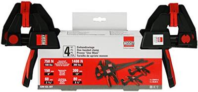 Set met één hand Bessey EZM-EZL-Set Spanbreedte (max.):300 mm Afm. werkbereik:80 mm Set met één hand Bessey EZM-EZL-Set Spanbreedte (max.):300 mm Afm. werkbereik:80 mm