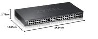 Zyxel GS2220-50-EU0101F netwerk-switch Managed L2 Gigabit Ethernet (10/100/1000) Zwart - thumbnail