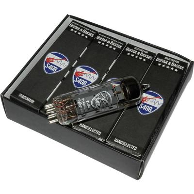 BTB Vertrieb EL84 S4GB Premium Elektronenbuis Matched Kwartet Geselecteerd voor Gitaren Eindpentode Aantal polen: 9 Fitting: Noval 4 stuk(s)