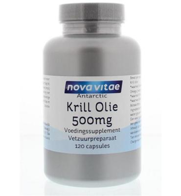 Nova Vitae Antarctic krill olie 500mg 120 Capsules